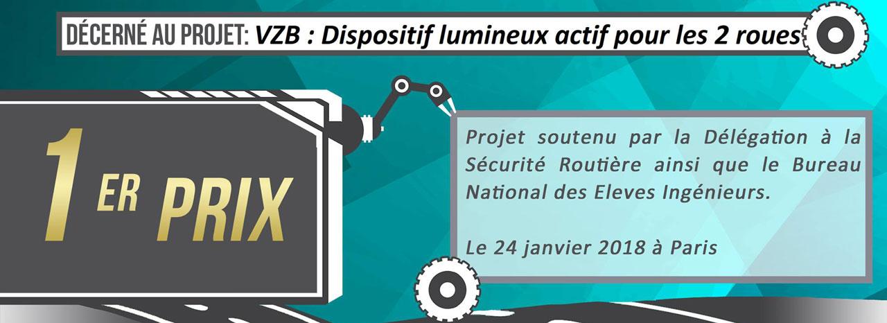 Le projet VZB de l'ENSEIRB-MATMECA remporte le 1er prix du Concours Innov'Street Le projet VZB de l'ENSEIRB-MATMECA remporte le 1er prix du Concours Innov'Street