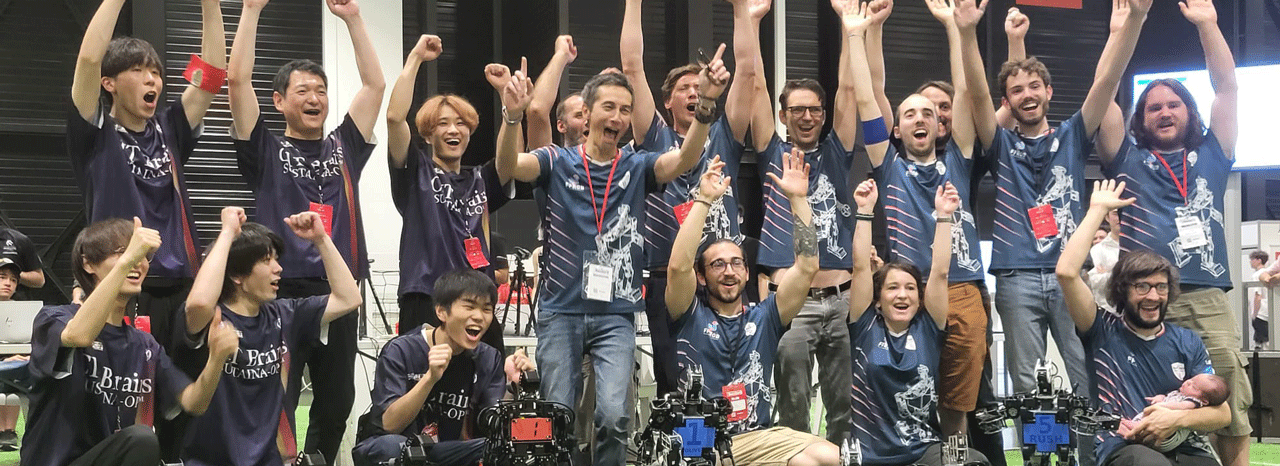 L'équipe Rhoban championne du monde de foot robotique !