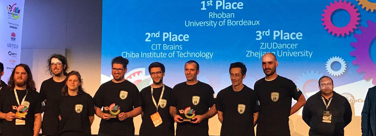 Rhoban, quadruple championne du monde lors de la Robocup 2019 Rhoban, quadruple championne du monde lors de la Robocup 2019