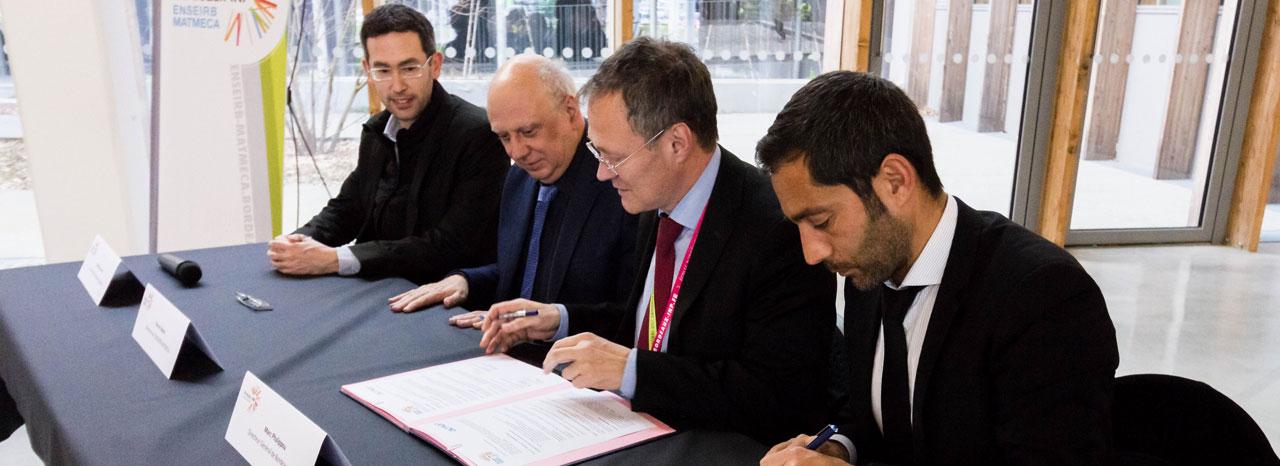 Signature de la convention de partenariat ALTRAN - ENSEIRB-MATMECA