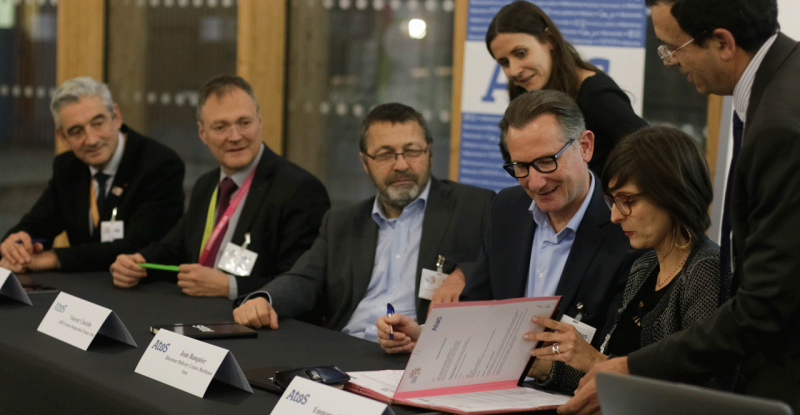 Signature de la convention de partenariat ATOS - ENSEIRB-MATMECA