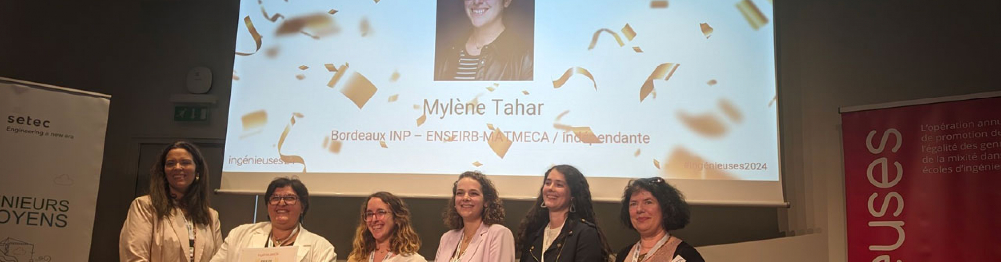 Une ingénieure diplômée de l'ENSEIRB-MATMECA reçoit le prix de la femme ingénieur junior de l'année