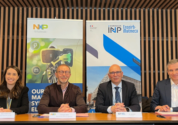 Signature d'une convention de partenariat NXP - ENSEIRB-MATMECA